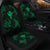 Polynesian Turtle Hammerhead Shark Ray Kanaka Hawaii Car Seat Covers Circle Green - AH - Polynesian Pride