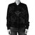 Polynesian Turtle Hammerhead Shark Ray Kanaka Hawaii Bomber Jacket Circle Grey - AH - Polynesian Pride