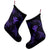 Polynesian Turtle Hammerhead Shark Ray Kanaka Hawaii Christmas Stocking Circle Purple - AH - Polynesian Pride