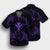 Polynesian Turtle Hammerhead Shark Ray Kanaka Hawaii Hawaiian Shirt Circle Purple - AH - Polynesian Pride