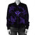 Polynesian Turtle Hammerhead Shark Ray Kanaka Hawaii Bomber Jacket Circle Purple - AH - Polynesian Pride