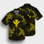 Polynesian Turtle Hammerhead Shark Ray Kanaka Hawaii Hawaiian Shirt Circle Yellow - AH - Polynesian Pride