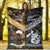 New Zealand Maori Aotearoa And Australia Aboriginal Premium Blanket Together - Black LT8 - Polynesian Pride