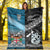 New Zealand And Fiji Premium Blanket Together - Black LT8 - Polynesian Pride