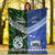 New Zealand And Samoa Premium Blanket Together - Green LT8 - Polynesian Pride