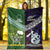 New Zealand And Cook Islands Premium Blanket Together - Purple LT8 - Polynesian Pride