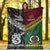 New Zealand And Vanuatu Premium Blanket Together - Black LT8 - Polynesian Pride