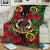 Vanuatu And Hibiscus Premium Blanket LT6 - Polynesian Pride