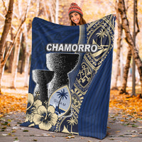Guam Chamorro Premium Blanket Blue Style LT6 - Polynesian Pride
