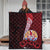 Tahiti Premium Quilt Polynesian Coat Of Arm With Hibiscus LT9 - Polynesian Pride