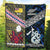 New Zealand And Niue Premium Quilt Together - Blue LT8 - Polynesian Pride