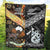 New Zealand Maori Aotearoa And Australia Aboriginal Premium Quilt Together - Black LT8 - Polynesian Pride