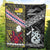 New Zealand And Niue Premium Quilt Together - Black LT8 - Polynesian Pride