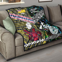 New Zealand And Niue Premium Quilt Together - Paua Shell LT8 - Polynesian Pride