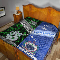 New Zealand And Samoa Premium Quilt Together - Green LT8 - Polynesian Pride