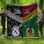 New Zealand And Vanuatu Premium Quilt Together - Black LT8 Black - Polynesian Pride