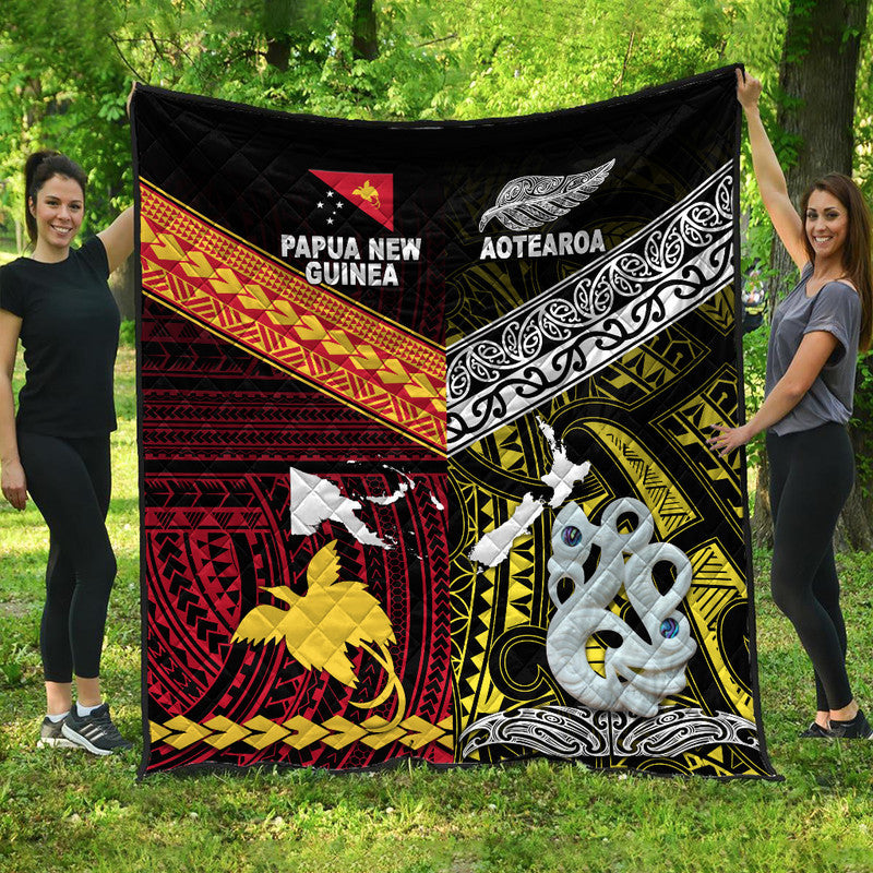 New Zealand And Papua New Guinea Premium Quilt Together - Yellow LT8 Yellow - Polynesian Pride