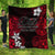 (Custom Personalised) Polynesian Fathers Day Premium Quilt I Love You In Every Universe - Red LT8 Red - Polynesian Pride