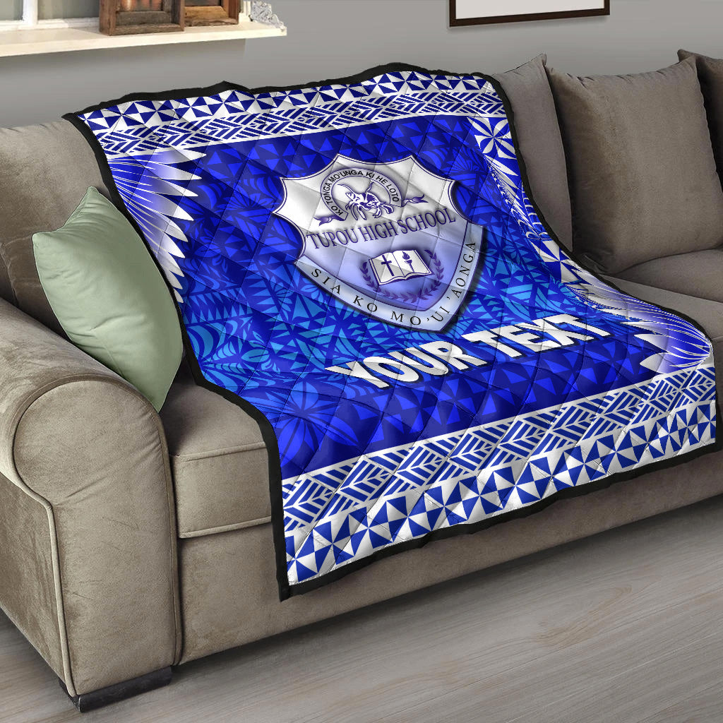 (Custom Personalised) Tonga Tupou High School Premium Quilt Simplified Version LT8 - Polynesian Pride
