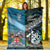 New Zealand And Fiji Premium Blanket Together - Paua Shell LT8 - Polynesian Pride