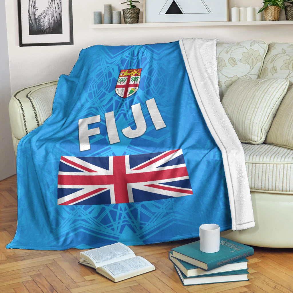 Fiji Day Premium Blanket Flag Vibes LT8 White - Polynesian Pride