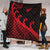 New Zealand Rugby Maori Premium Quilt Silver Fern Koru Vibes - Red LT8 - Polynesian Pride