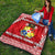 (MELE LEONITA ITAEHAU TUPOU) Tonga Coat Of Arms Premium Quilt Simplified Version - Red LT8 - Polynesian Pride