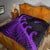 New Zealand Rugby Maori Premium Quilt Silver Fern Koru Vibes - Purple LT8 - Polynesian Pride