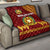 Tonga Vava'u High School Premium Quilt Simple Style - Maroon LT8 - Polynesian Pride