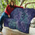 Hawaii Premium Quilt - King Of Hawaii With Hawaiian Girls Purple Version - Polynesian Pride