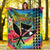 (Custom Personalised) Hawaii Rainbow Tie Dye Premium Blanket Flowers Polynesian Hawaiian Tribal LT13 - Polynesian Pride