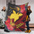 (Custom Personalised) Papua New Guinea Premium Blanket Bird of Paradise Ver.02 LT13 - Polynesian Pride