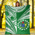 Cook Islands Tatau Premium Blanket Symbolize Passion Stars Version Green LT13 - Polynesian Pride