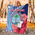 Guam Chamorro Premium Blanket Happy Liberation Day Latte Stone LT13 White - Polynesian Pride