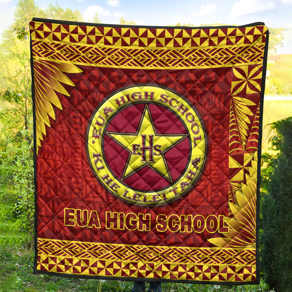 Tonga Eua High School Premium Quilt Simplified Version LT8 - Polynesian Pride