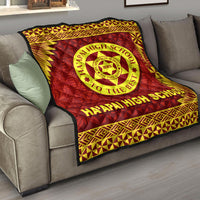 Tonga Ha'apai High School Premium Quilt Simplified Version LT8 - Polynesian Pride