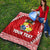 (Custom Personalised) Tonga Coat Of Arms Premium Quilt Simplified Version - Red LT8 - Polynesian Pride