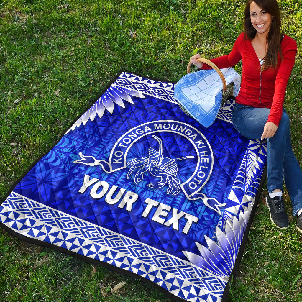 (Custom Personalised) Tonga Queen Salote College Premium Quilt Simplified Version LT8 - Polynesian Pride