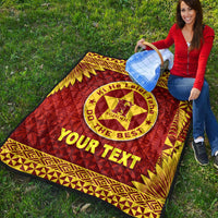 (Custom Personalised) Tonga Niuafo'ou High School Premium Quilt Simplified Version LT8 - Polynesian Pride