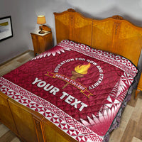 (Custom Personalised) Tonga Beulah College Premium Quilt Simplified Version LT8 - Polynesian Pride
