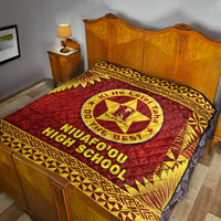 Tonga Niuafo'ou High School Premium Quilt Simplified Version LT8 - Polynesian Pride
