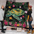 Aloha Turtle Hibiscus Tropical Polynesian Premium Quilt - Yam - AH - Polynesian Pride