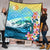 Hawaii Dolphin Plumeria Surfing Polynesian Premium Quilt - Muriel Style - AH - Polynesian Pride