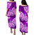 Polynesian Floral Tribal Puletasi Dress - Purple LT9 - Polynesian Pride