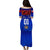 (Custom Personalised) Tonga Emancipation Day Puletaha Dress Independence Day - Unique Kahoa Heilala Flower - Blue LT8 - Polynesian Pride