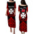 Wallis et Futuna Puletasi Dress Happy Independence Day LT9 Long Dress Red - Polynesian Pride