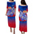 Tahiti Puletasi Dress Polynesian Floral Tribal LT9 Long Dress Gradient - Polynesian Pride