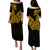 Hawaii Kakau Puletasi Dress Polynesian Floral Tribal Gold Version LT9 Long Dress Gold - Polynesian Pride