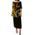 Cook Islands Manihiki Polynesian Puletasi Dress LT6 Women Black - Polynesian Pride