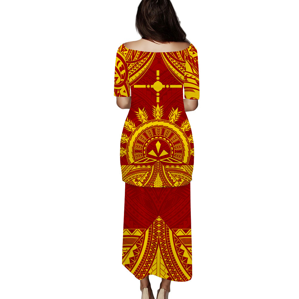 Rotuma Fiji Bula Puletasi Dress LT6 - Polynesian Pride